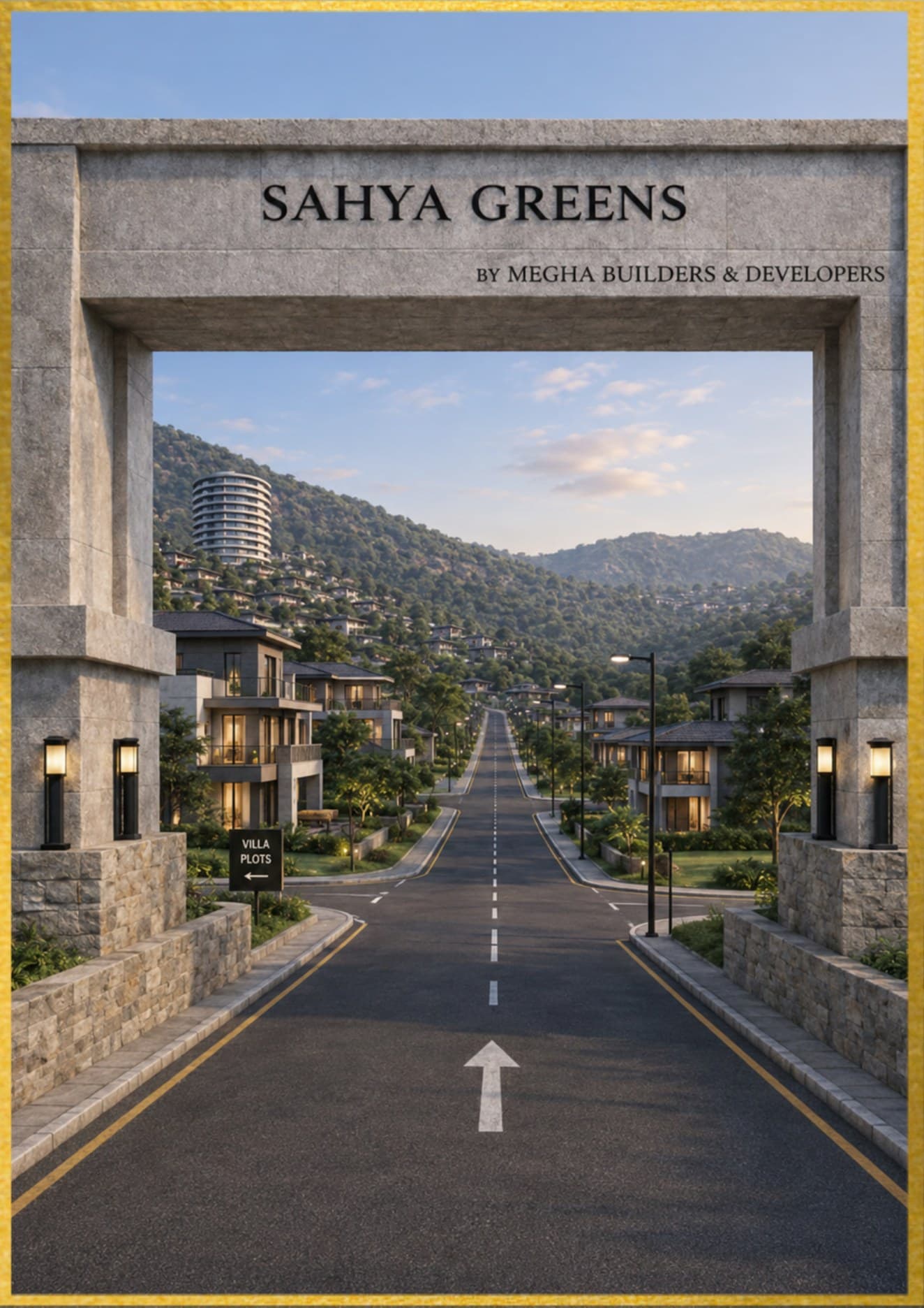 Sahya Greens brochure cover visual