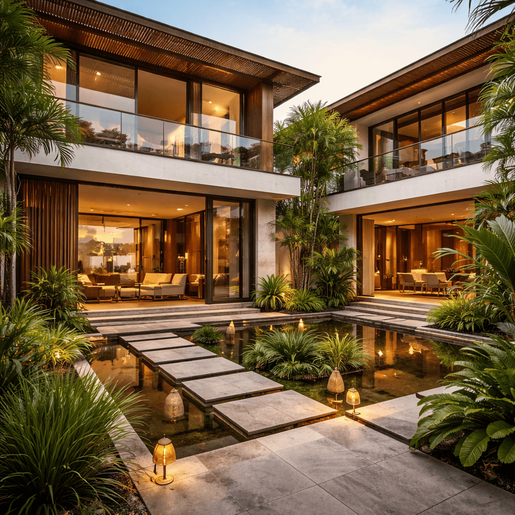 Courtyard Duplex villa photo from brochure
