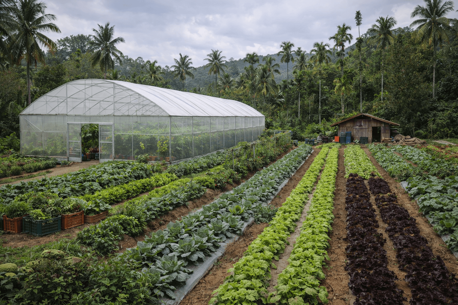 Vegetable Garden photo from Sahya Greens brochure