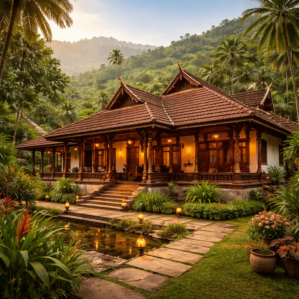 Traditional villa photo from brochure